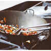 Allow the pan to be hot