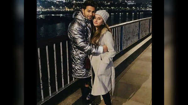 Varun Dhawan and Natasha Dalal's loved-up holiday picture from London is simply too cute