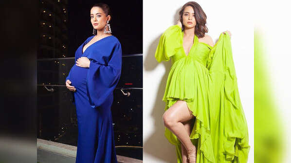 Surveen Chawla: Top looks of the actress that have set maternity fashion goals high