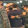 Wing Commander Abhinandan received by BSF and Air Force officials