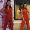 Anita Hassanandani looks fiery in red