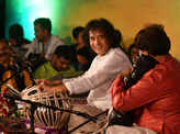 Ustad Zakir Hussain performs at Bharat Bhavan