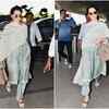 Photos: Kangana Ranaut heads to Coimbatore on a spiritual journey