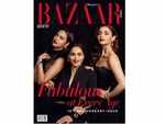Madhuri Dixitnene, Aliaa Bhatt and Sonakshi Sinha look fabulous together on the cover of Harper's Bazaar India