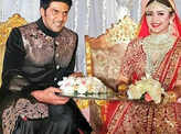 Inside pictures from Sayyeshaa Saigal and Arya’s wedding ceremony