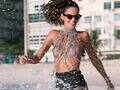 Izabel Goulart stuns in diamante chain bra at Rio&rsquo;s Carnival