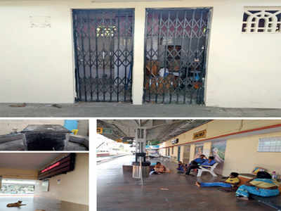 Banaswadi Railway Station Locked Toilets And Waiting Rooms