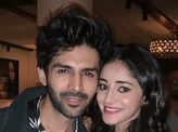 Kartik Aaryan celebrates success of the film &lsquo;Luka Chuppi&rsquo; with Kriti Sanon and rumoured GF Ananya Panday  