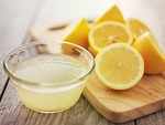 Lemon juice and banana peel