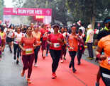 Delhiites participate in 'Run For Her' event