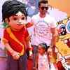Jay Bhanushali with his daughter