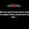 The General Prologue to The Canterbury Tales by Geoffrey Chaucer