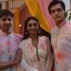 Mohsin Khan with Mohena Kumari and Shehzad Shaikh