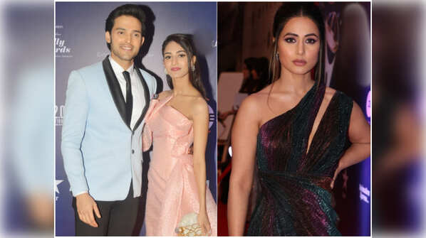 Erica, Parth, Shubhaavi caught in a candid moment; Hina Khan lights up the red carpet