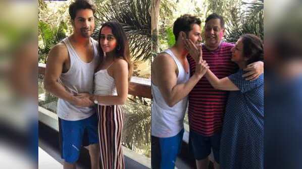 Photo: Varun Dhawan celebrates Holi with his ladylove Natasha Dalal