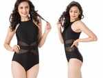 PrettySectrets Mesh Cut Out Swimsuit