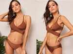 SHEIN Criss Cross Back Bikini Set