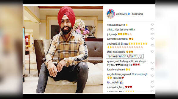 Ammy Virk receives a compliment in Punjabi from his ‘83’ co-star Ranveer Singh