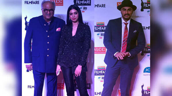Boney Kapoor, Khushi Kapoor and Arjun Kapoor