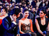 Kissing and hugging pictures of ex-flames Katrina, Ranbir & Deepika from Filmfare 2019 go viral