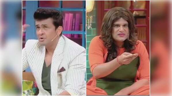 Guest Sonu Nigam pulls Sapna aka Krushna's leg, asks for Rs 1 crore