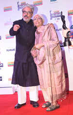 Sanjay Leela Bhansali with his mother