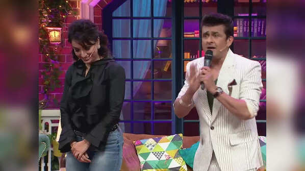 Sonu Nigam's wife Madhurima makes an entry
