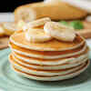 Brown sugar, flour and banana pancake