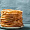 Flour, eggs and milk pancake