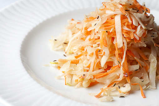 Cabbage and Carrot Poriyal