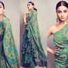 ​Alia Bhatt looks mesmerising as she dons a printed yellow-green saree; see photos