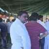 People queue up at a polling booth in Amaravati