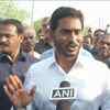 YSR Congress Party Chief Jaganmohan Reddy after casting his vote in Kadapa