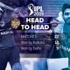 Head to Head: KKR vs DC