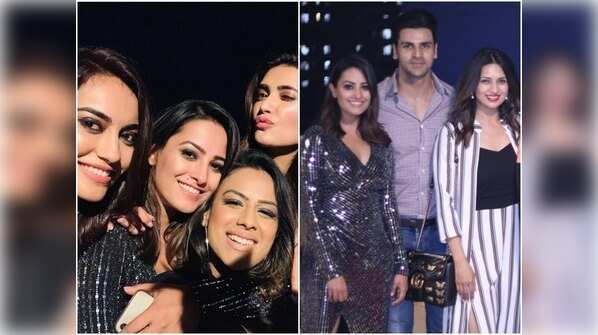 Divyanka Tripathi, Surbhi Jyoti, Pearl V Puri and others at Naagin 3 actress Anita Hassanandani’s birthday party; see pics