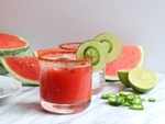 Jalapeño and watermelon water