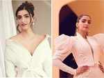 Sonam Kapoor has been rocking white ensembles and we can't get enough of it!