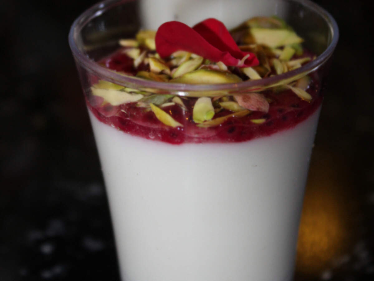 Rose Faluda Mahalabia Recipe