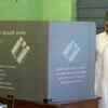 RSS leader Dattatreya Hosabale casts his vote at polling station number 45 in Seshadripuram, Karnataka