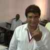UP Congress chief Raj Babbar and party's candidate from Fatehpur Sikri casts his vote at the polling booth