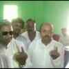 Former Karnataka CM Siddaramaiah and his son Yathindra Siddaramaiah cast their votes at a polling booth in Mysuru: ANI