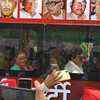 Poonam Sinha, Shatrughan Sinha and Dimple Yadav board Kranthi Rath