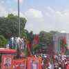 Dimple Yadav addresses rally in Lucknow