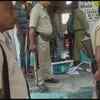 An EVM was vandalized during a clash between TMC and BJP workers in Chopra, West Bengal