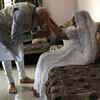 PM Narendra Modi meets his mother Heeraben Modi and takes her blessings