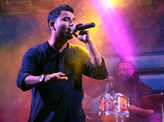Band Lakkhichhara performs at an institute