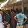 Heavy rush at the government UP school at Kummankode in Nadapuram in Kerala where polling was delayed by two hours due to technical reasons