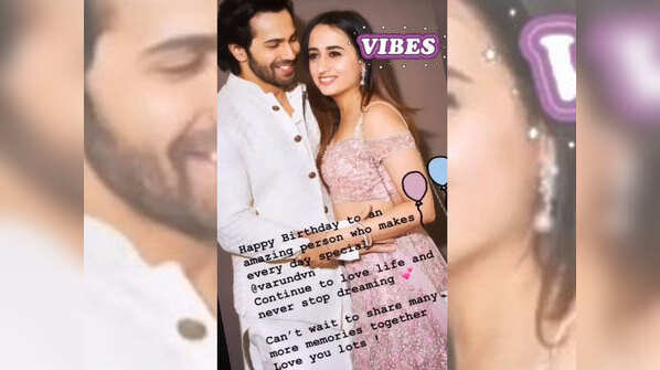 Varun Dhawan’s girlfriend Natasha Dalal has the sweetest message for the birthday boy