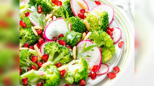 Broccoli and Pomegranate Salad