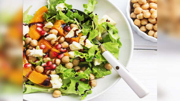 Pumpkin Chickpea Salad